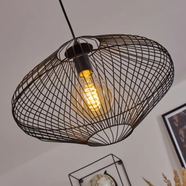 hofstein Suspension Unafo Noir, 1 lumière* Lampes Modernes