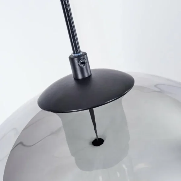 hofstein Suspension Veikkaala Noir, 1 lumière* Lampes Modernes