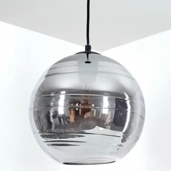 hofstein Suspension Veikkaala Noir, 1 lumière* Lampes Modernes