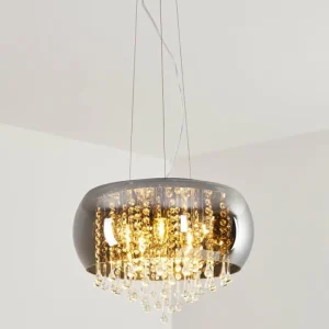 hofstein Suspension Ventspils Chrome, 1 lumière* Lampes Modernes