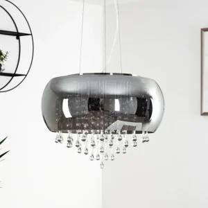 hofstein Suspension Ventspils Chrome, 1 lumière* Lampes Modernes