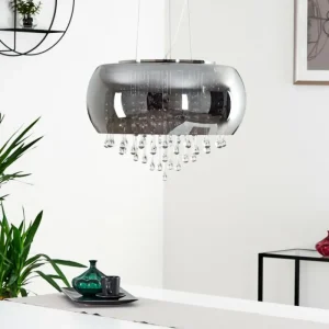 hofstein Suspension Ventspils Chrome, 1 lumière* Lampes Modernes