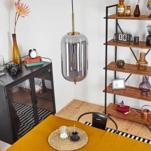 hofstein Suspension Verbania Laiton, 1 lumière* Lampes Modernes