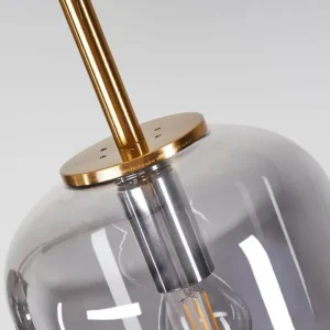 hofstein Suspension Verbania Laiton, 4 lumières* Lampes Modernes