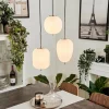 hofstein Suspension Verbania Nickel mat, 3 lumières* Lampes En Verre