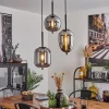 hofstein Suspension Verbania Noir, 3 lumières* Lampes Modernes