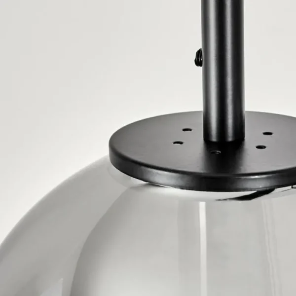 hofstein Suspension Verbania Noir, 6 lumières* Lampes Modernes