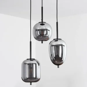 hofstein Suspension Verbania Noir, 3 lumières* Lampes Modernes
