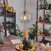 hofstein Suspension Verre 20 cm Koyoto Or, Noir, 1 lumière* Lampes En Verre