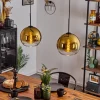 hofstein Suspension Verre 25 cm Koyoto Or, Clair, 2 lumières* Lampes En Verre