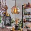 hofstein Suspension Verre 25 cm Koyoto Or, Noir, 1 lumière* Lampes En Verre