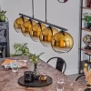 hofstein Suspension Verre 20 cm Koyoto Or, Clair, 5 lumières* Lampes En Verre