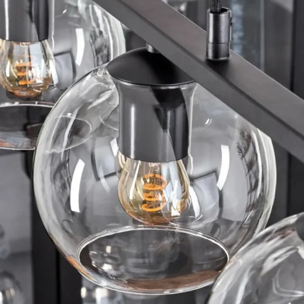 hofstein Suspension Verre 15 cm Koyoto Clair, 5 lumières* Lampes En Verre