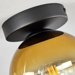 hofstein Suspension Verre 15 cm Koyoto Or, Clair, 1 lumière* Lampes En Verre