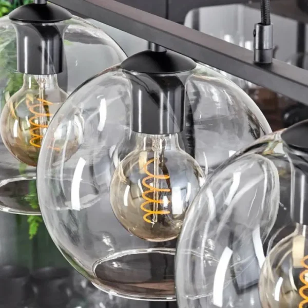 hofstein Suspension Verre 20 cm Koyoto Clair, 3 lumières* Lampes En Verre