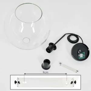 hofstein Suspension Verre 30 cm Koyoto Clair, 1 lumière* Lampes En Verre