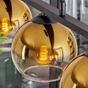 hofstein Suspension Verre 15 cm Koyoto, 5 lumières* Lampes En Verre