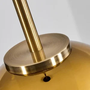 hofstein Suspension Verre 15 cm Koyoto Vieux laiton, 1 lumière* Lampes En Verre