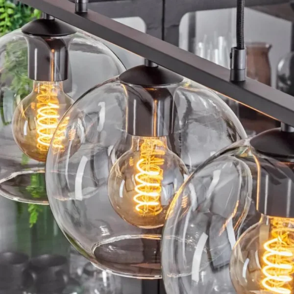 hofstein Suspension Verre 20 cm Koyoto Clair, 3 lumières* Lampes En Verre