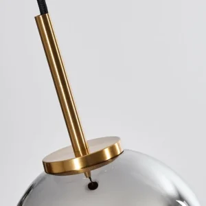 hofstein Suspension Verre 15 cm Koyoto Or, Noir, 1 lumière* Lampes En Verre