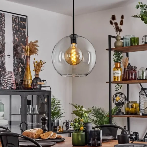 hofstein Suspension Verre 30 cm Koyoto Clair, 1 lumière* Lampes En Verre