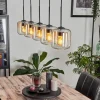 hofstein Suspension Verre 15 cm Lauden Ambre, Clair, 5 lumières* Lampes En Verre