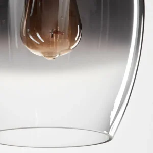 hofstein Suspension Verre 20 cm Vevino Clair, Fumé, 1 lumière* Lampes Modernes