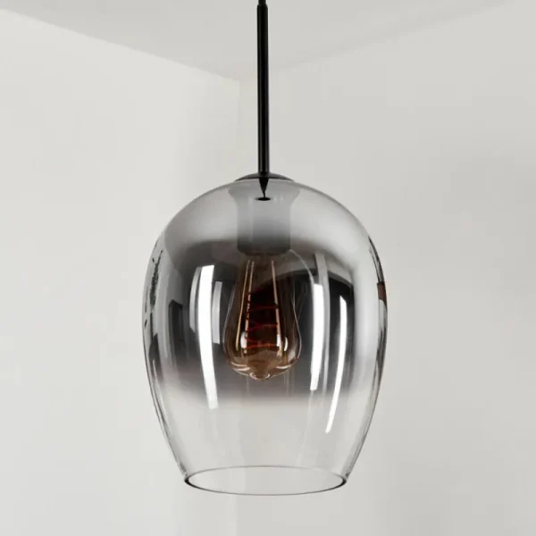 hofstein Suspension Verre 20 cm Vevino Clair, Fumé, 1 lumière* Lampes Modernes
