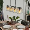 hofstein Suspension Verre 15cm Lauden Clair, 4 lumières* Lampes En Verre