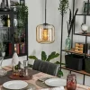 hofstein Suspension Verre 20cm Lauden Ambre, 1 lumière* Lampes En Verre