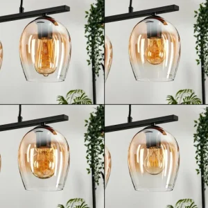 hofstein Suspension Verre 15cm Vevino Clair, 3 lumières* Lampes En Verre