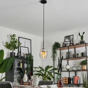 hofstein Suspension Verre 15cm Vevino Clair, 1 lumière* Lampes En Verre