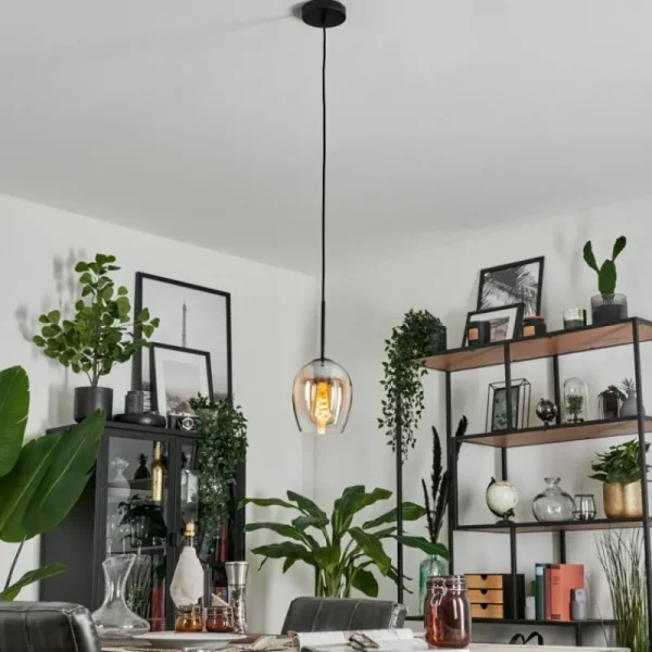 hofstein Suspension Verre 15cm Vevino Clair, 1 lumière* Lampes En Verre