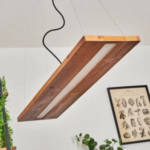 hofstein Suspension Versoix LED Chrome, Noir, 1 lumière* Lampes Modernes
