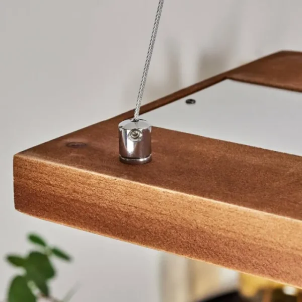 hofstein Suspension Versoix LED Chrome, Noir, 1 lumière* Lampes Modernes