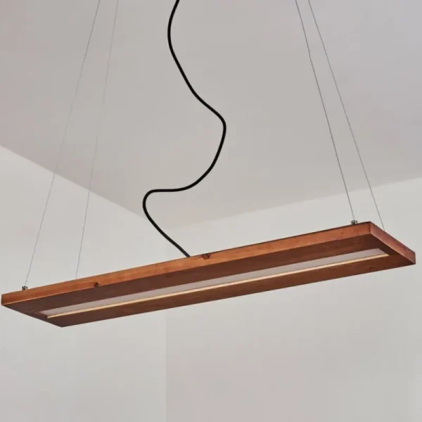 hofstein Suspension Versoix LED Chrome, Noir, 1 lumière* Lampes Modernes