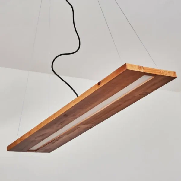 hofstein Suspension Versoix LED Chrome, Noir, 1 lumière* Lampes Modernes