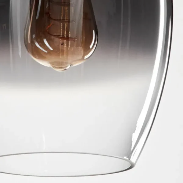 hofstein Suspension Vevino Clair, Fumé, 3 lumières* Lampes Modernes