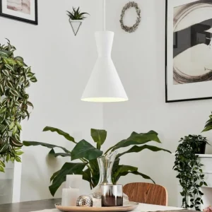 hofstein Suspension Vijes Blanc, 1 lumière* Lampes Modernes