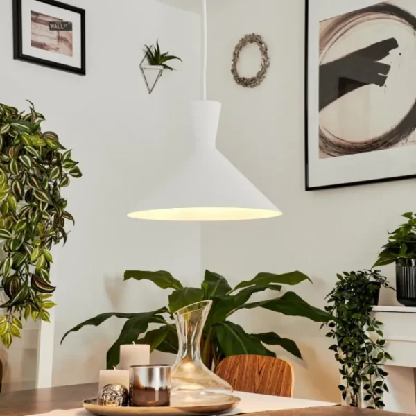 hofstein Suspension Vijes Blanc, 1 lumière* Lampes Modernes