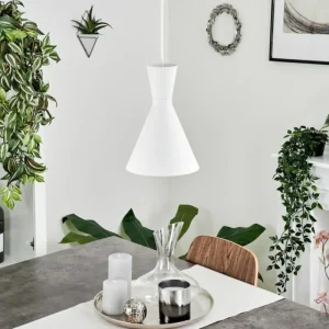 hofstein Suspension Vijes Blanc, 1 lumière* Lampes Modernes