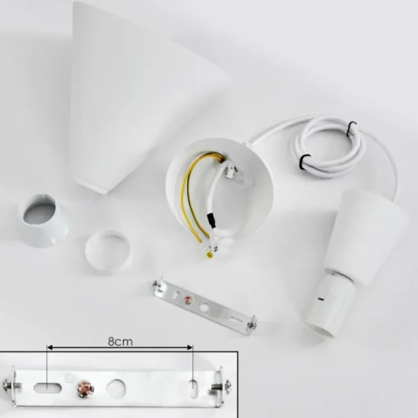 hofstein Suspension Vijes Blanc, 1 lumière* Lampes Modernes
