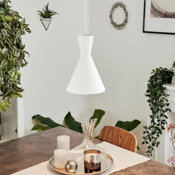 hofstein Suspension Vijes Blanc, 1 lumière* Lampes Modernes