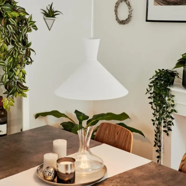 hofstein Suspension Vijes Blanc, 1 lumière* Lampes Modernes