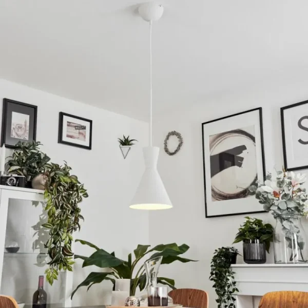 hofstein Suspension Vijes Blanc, 1 lumière* Lampes Modernes