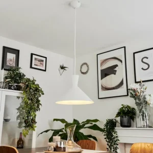 hofstein Suspension Vijes Blanc, 1 lumière* Lampes Modernes