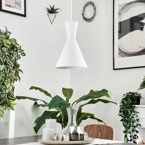 hofstein Suspension Vijes Blanc, 1 lumière* Lampes Modernes