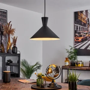 hofstein Suspension Vijes Noir, 1 lumière* Lampes Modernes