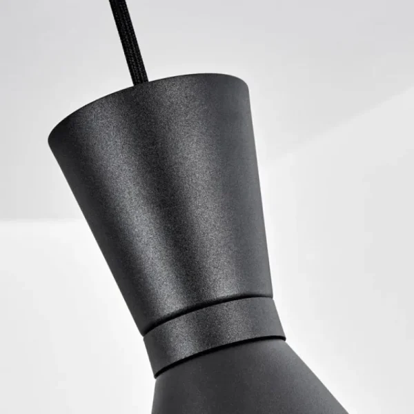 hofstein Suspension Vijes Noir, 1 lumière* Lampes Modernes