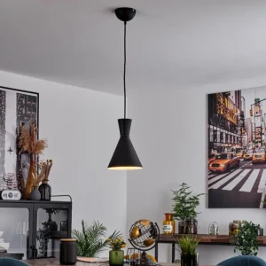hofstein Suspension Vijes Noir, 1 lumière* Lampes Modernes